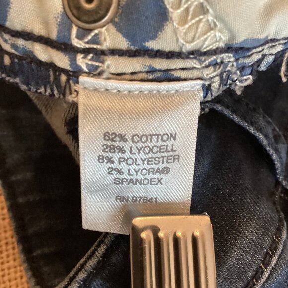 J. Jill Blue Denim Jeans‎ Size 2 Smooth Fit Straight Leg Stretch Mid-Rise - Picture 8 of 8